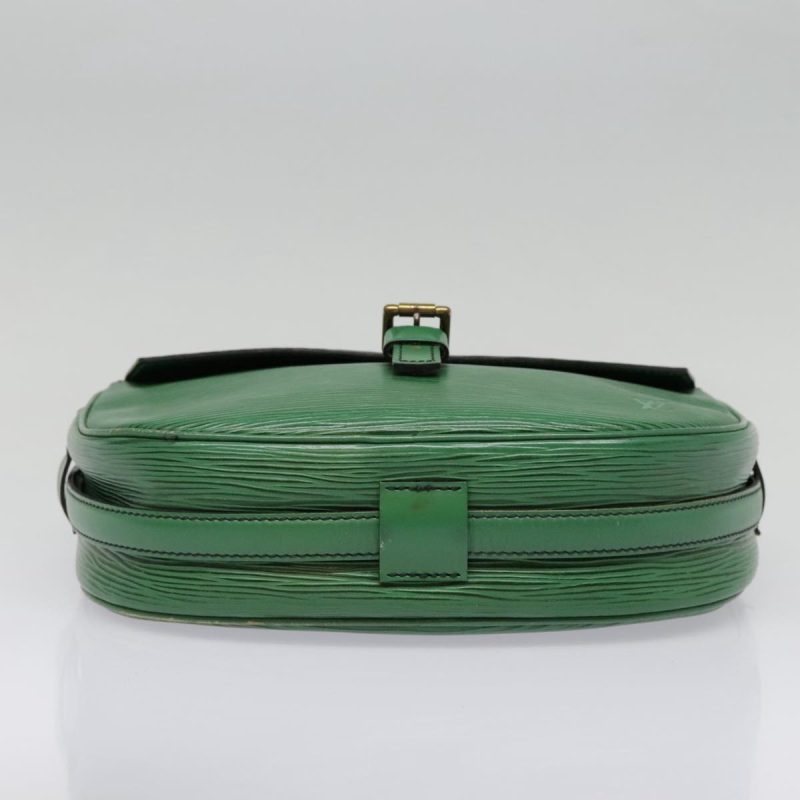 Louis Vuitton Epi Jeune Fille MM Shoulder Bag Green M52154  90277 - Image 9