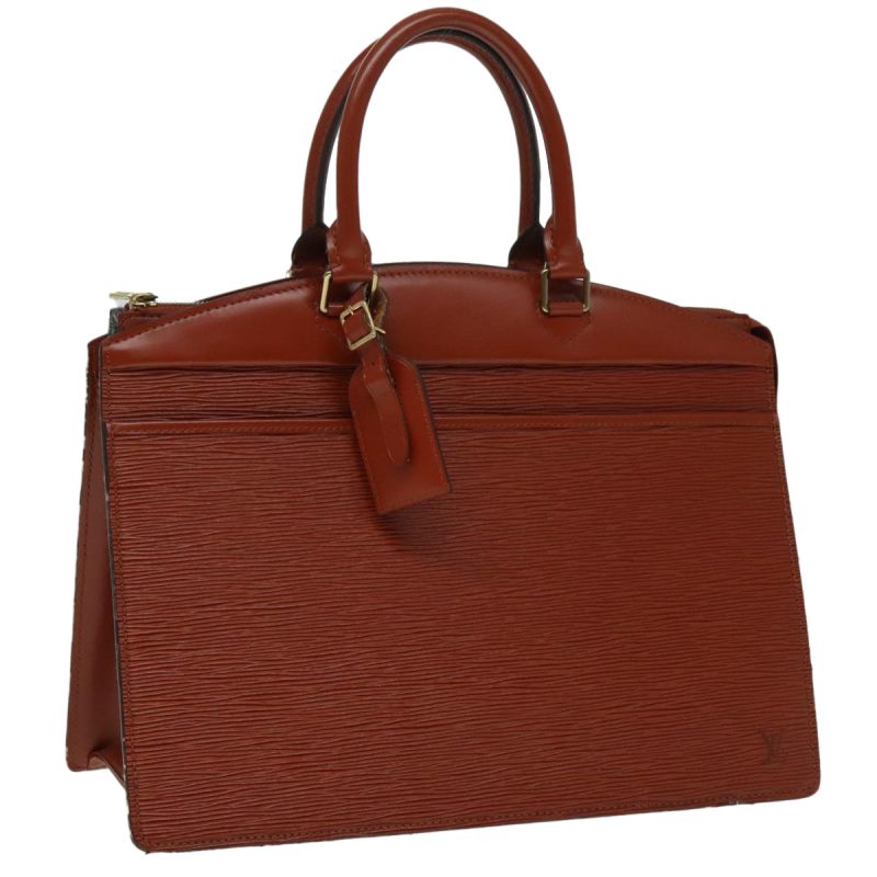 Louis Vuitton Epi Riviera Hand Bag Brown M48183  90279