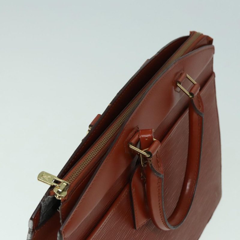 Louis Vuitton Epi Riviera Hand Bag Brown M48183  90279 - Image 9
