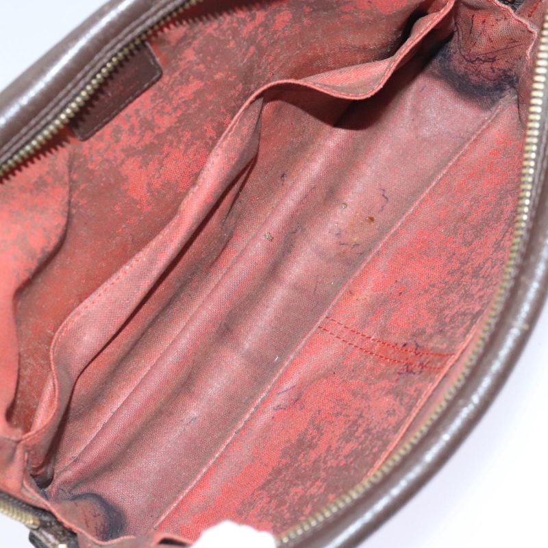 Louis Vuitton Damier Ebene Trousse Toilette25 Clutch Bag N47624  90282 - Image 9