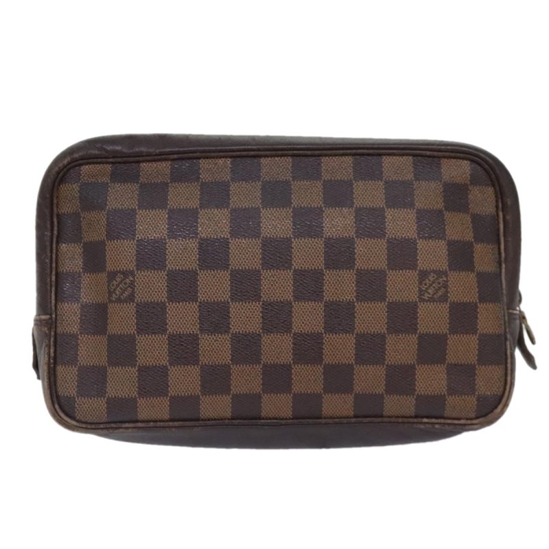 Louis Vuitton Damier Ebene Trousse Toilette25 Clutch Bag N47624  90282 - Image 2