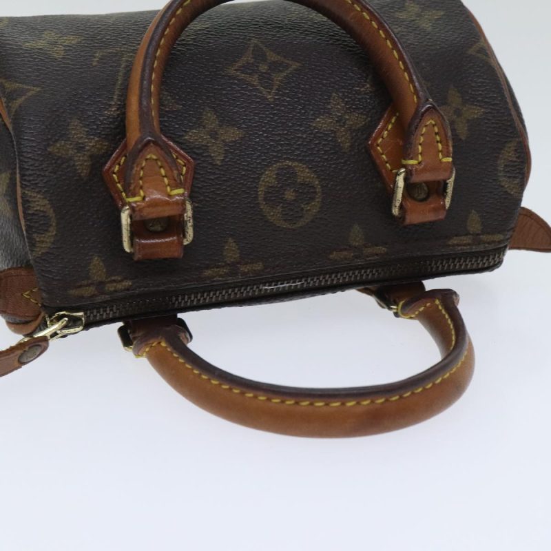 Louis Vuitton Monogram Mini Speedy Hand Bag M41534  90285 - Image 6