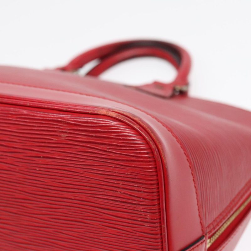 Louis Vuitton Epi Alma Hand Bag Castilian Red M52147  90304 - Image 10