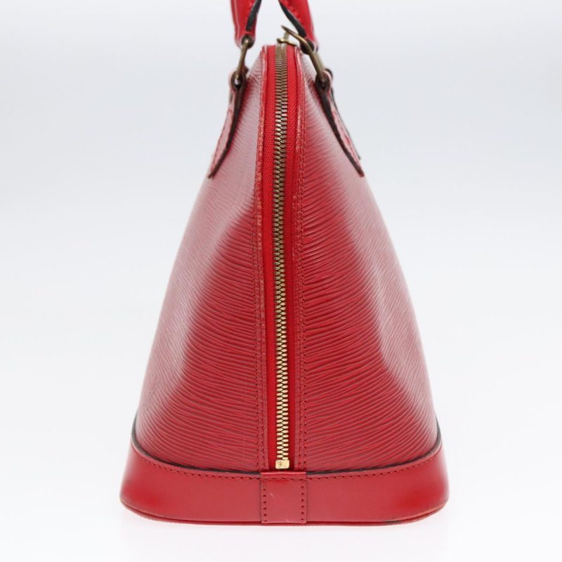 Louis Vuitton Epi Alma Hand Bag Castilian Red M52147  90304 - Image 5
