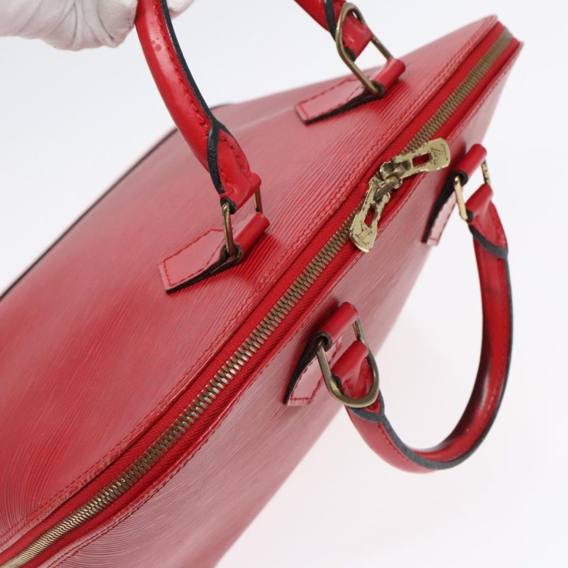 Louis Vuitton Epi Alma Hand Bag Castilian Red M52147  90304 - Image 6
