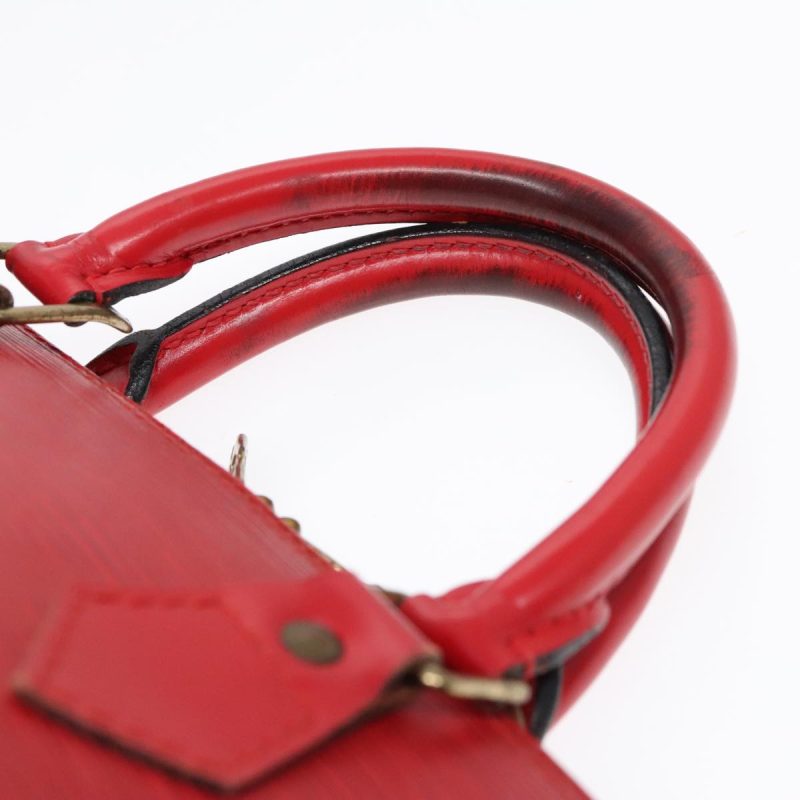 Louis Vuitton Epi Alma Hand Bag Castilian Red M52147  90304 - Image 8