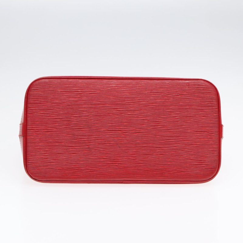 Louis Vuitton Epi Alma Hand Bag Castilian Red M52147  90304 - Image 9