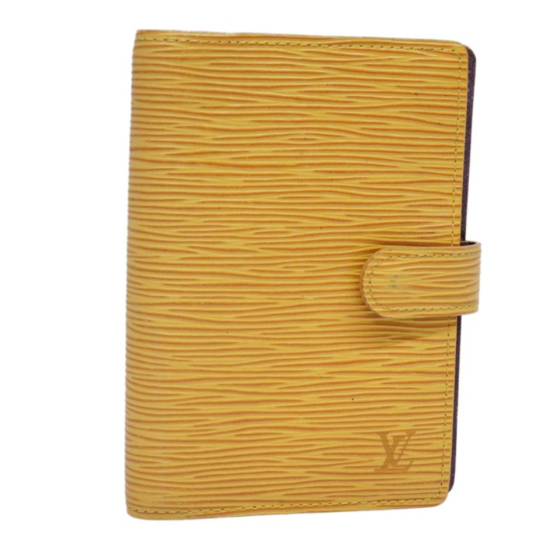 Louis Vuitton Epi Agenda PM Day Planner Cover Yellow R20059  90310