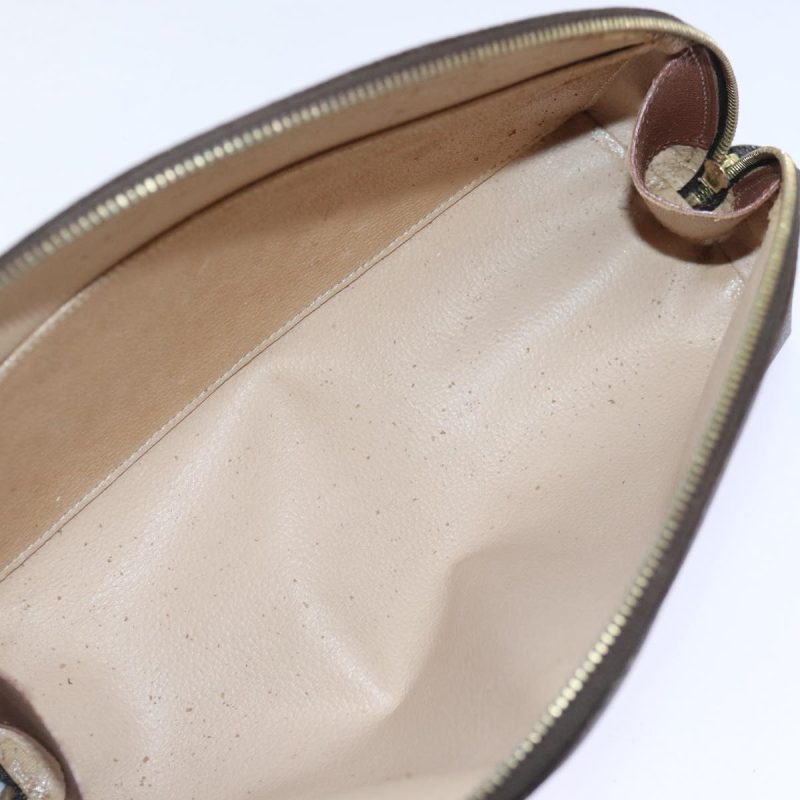 Louis Vuitton Monogram Trousse Demi Ronde Cosmetic Pouch M47520  90329 - Image 10