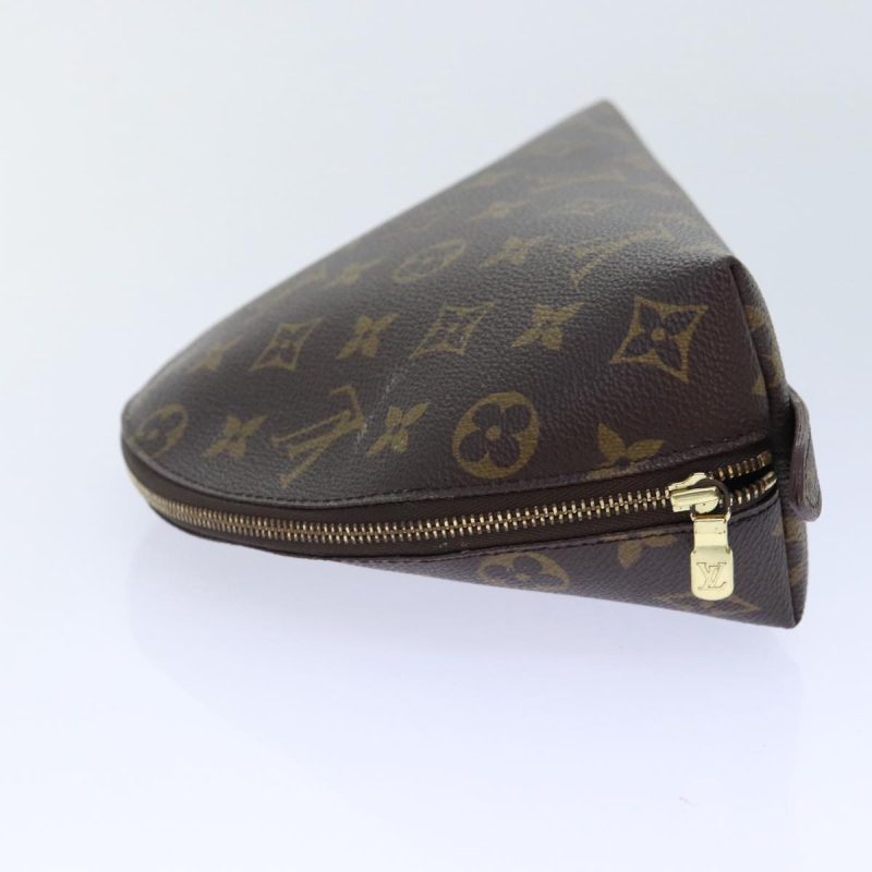 Louis Vuitton Monogram Trousse Demi Ronde Cosmetic Pouch M47520  90329 - Image 4