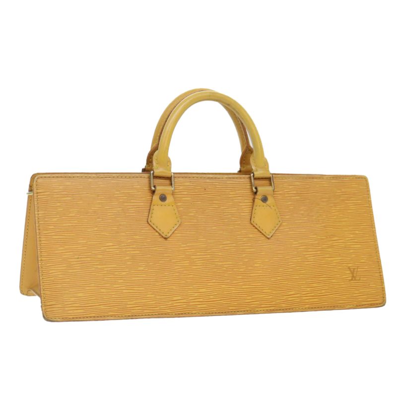 Louis Vuitton Epi Sac Triangle Hand Bag Yellow M52099  90346