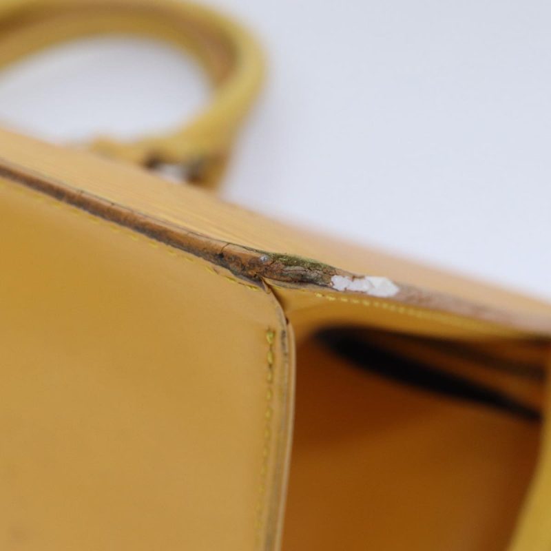 Louis Vuitton Epi Sac Triangle Hand Bag Yellow M52099  90346 - Image 8