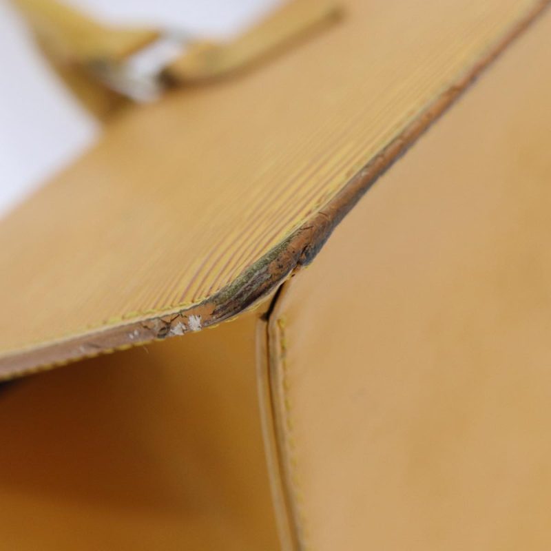 Louis Vuitton Epi Sac Triangle Hand Bag Yellow M52099  90346 - Image 9