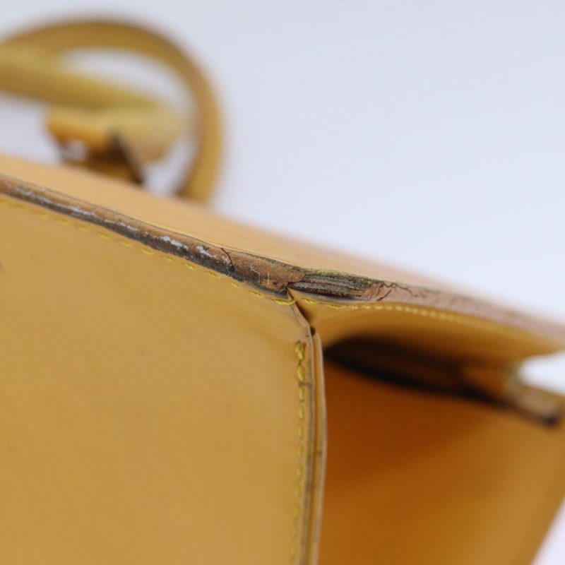 Louis Vuitton Epi Sac Triangle Hand Bag Yellow M52099  90346 - Image 10