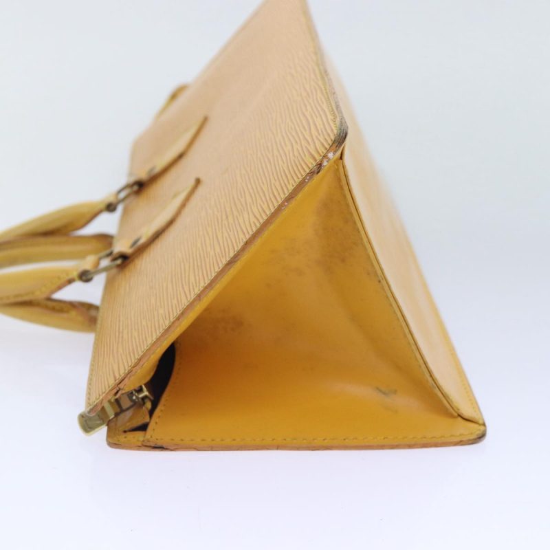 Louis Vuitton Epi Sac Triangle Hand Bag Yellow M52099  90346 - Image 3