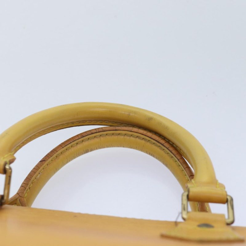 Louis Vuitton Epi Sac Triangle Hand Bag Yellow M52099  90346 - Image 6