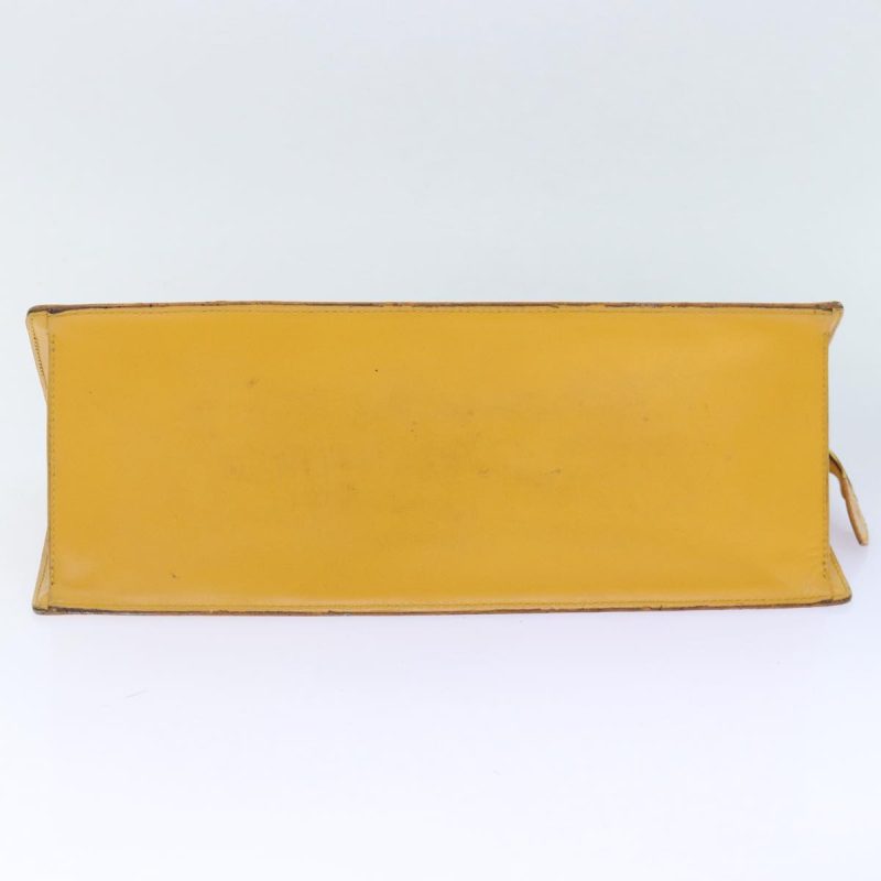 Louis Vuitton Epi Sac Triangle Hand Bag Yellow M52099  90346 - Image 7