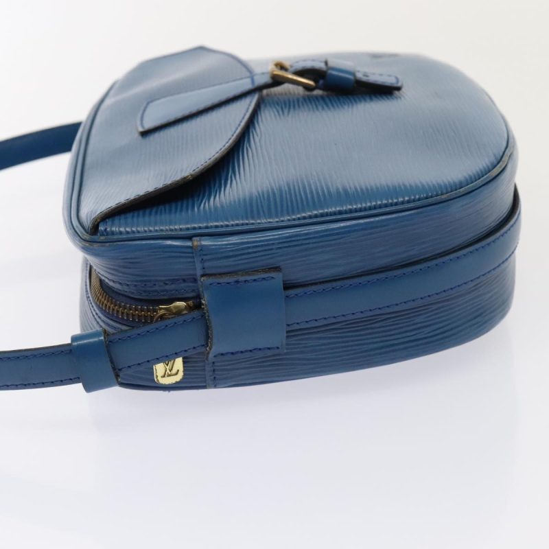 Louis Vuitton Epi June Feuille Shoulder Bag Blue M52155  90350 - Image 4