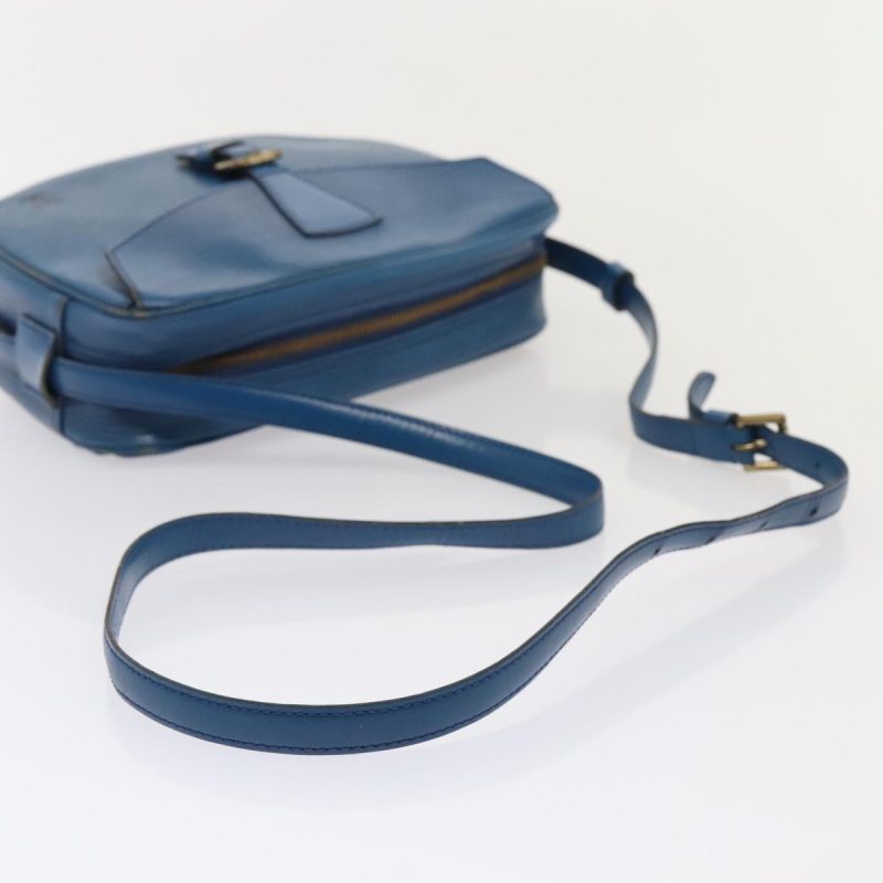 Louis Vuitton Epi June Feuille Shoulder Bag Blue M52155  90350 - Image 7