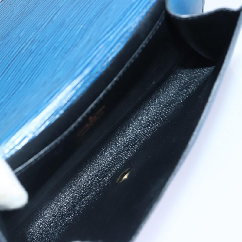Louis Vuitton Epi Art Deco Clutch Bag Blue M52635  90356 - Image 10