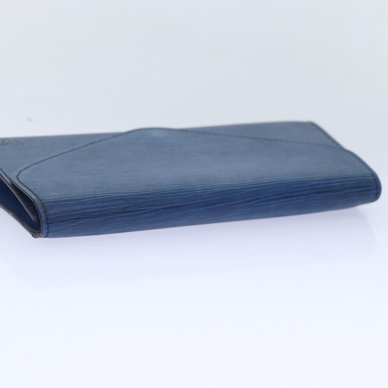 Louis Vuitton Epi Art Deco Clutch Bag Blue M52635  90356 - Image 5