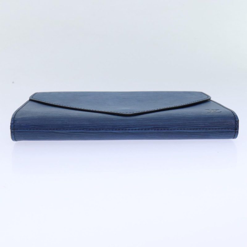 Louis Vuitton Epi Art Deco Clutch Bag Blue M52635  90356 - Image 6