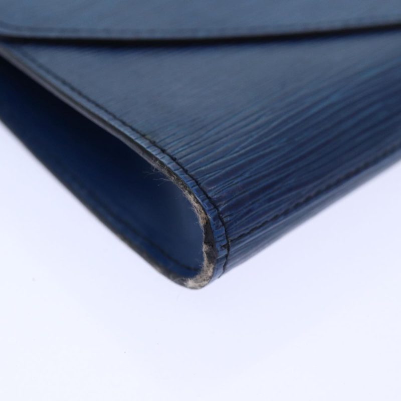 Louis Vuitton Epi Art Deco Clutch Bag Blue M52635  90356 - Image 7