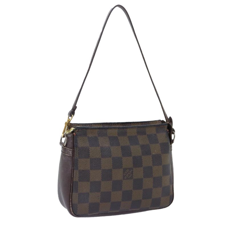 Louis Vuitton Damier Ebene Trousse Makeup Pouch N51982  90363
