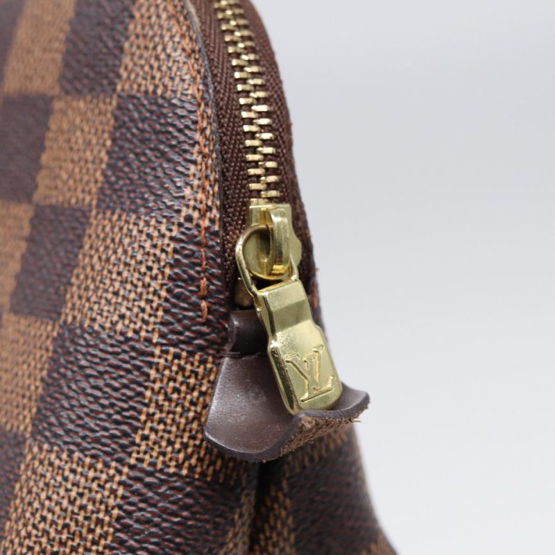 Louis Vuitton Damier Ebene Pochette Cosmetic PM Pouch N47516  90364 - Image 8