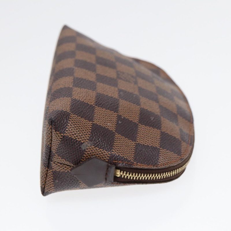 Louis Vuitton Damier Ebene Pochette Cosmetic PM Pouch N47516  90364 - Image 4