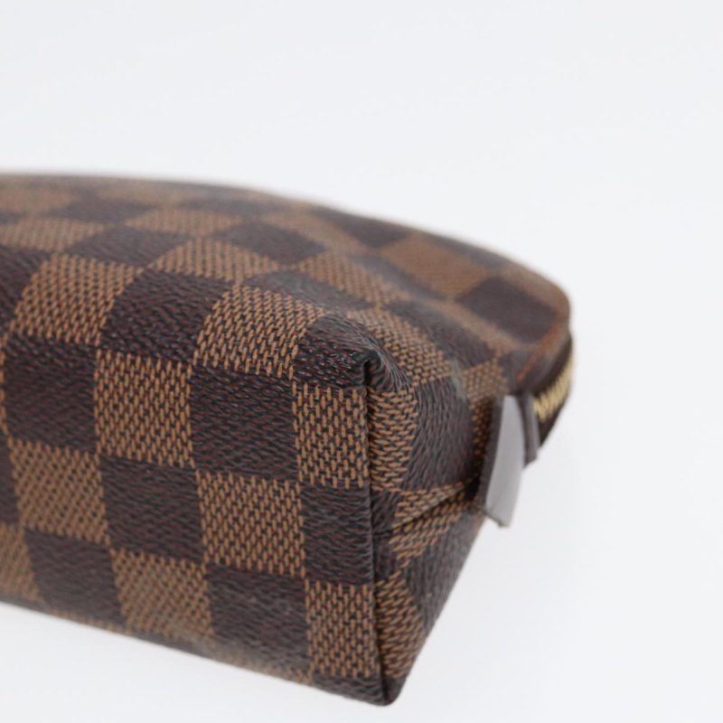 Louis Vuitton Damier Ebene Pochette Cosmetic PM Pouch N47516  90364 - Image 7