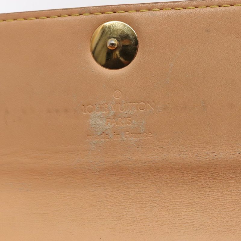 Louis Vuitton Multicolor Pochette Porte Monnaie Credit Black M60005 Auth 90393 - Image 8