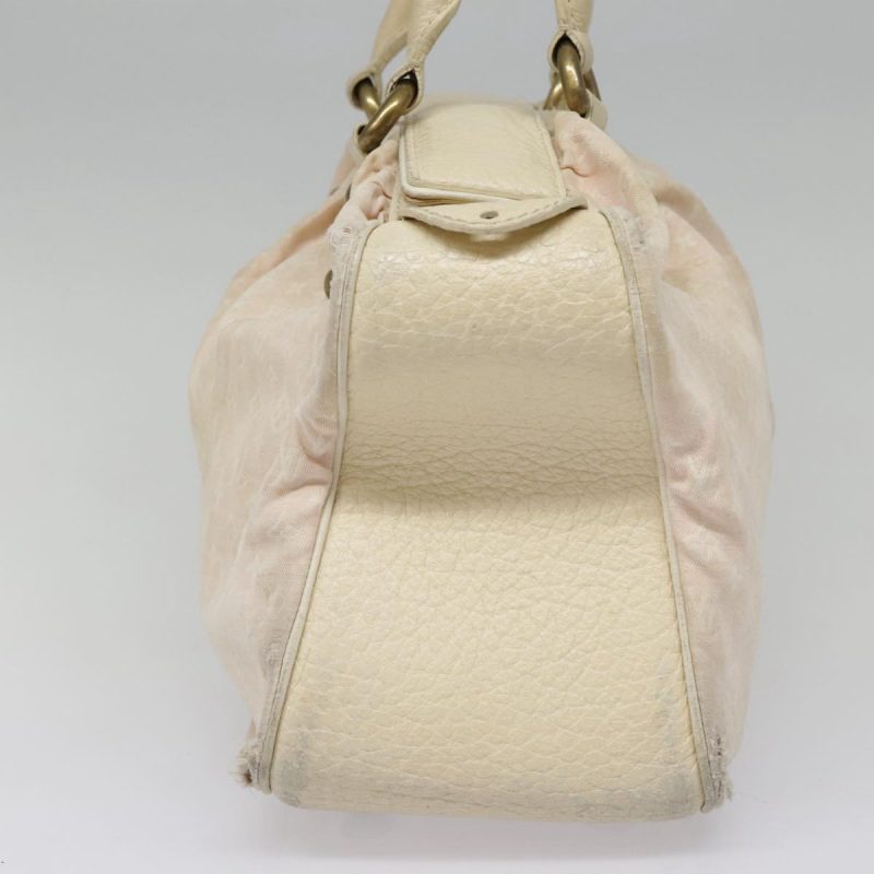 Louis Vuitton Monogram Mini Lin Trapeze PM Hand Bag Pink M40062  90413 - Image 4