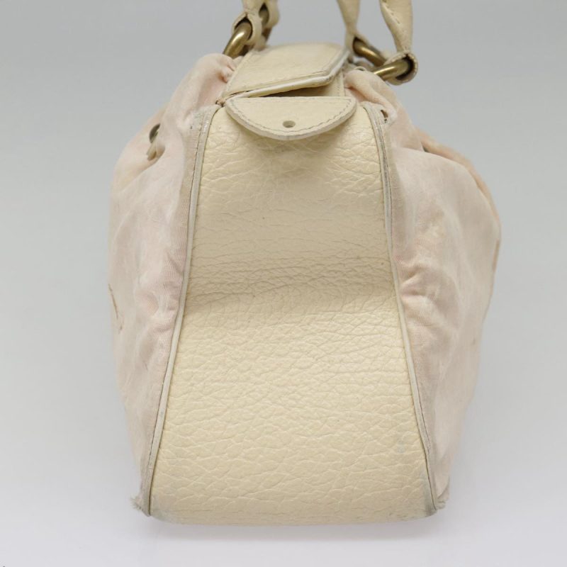 Louis Vuitton Monogram Mini Lin Trapeze PM Hand Bag Pink M40062  90413 - Image 5