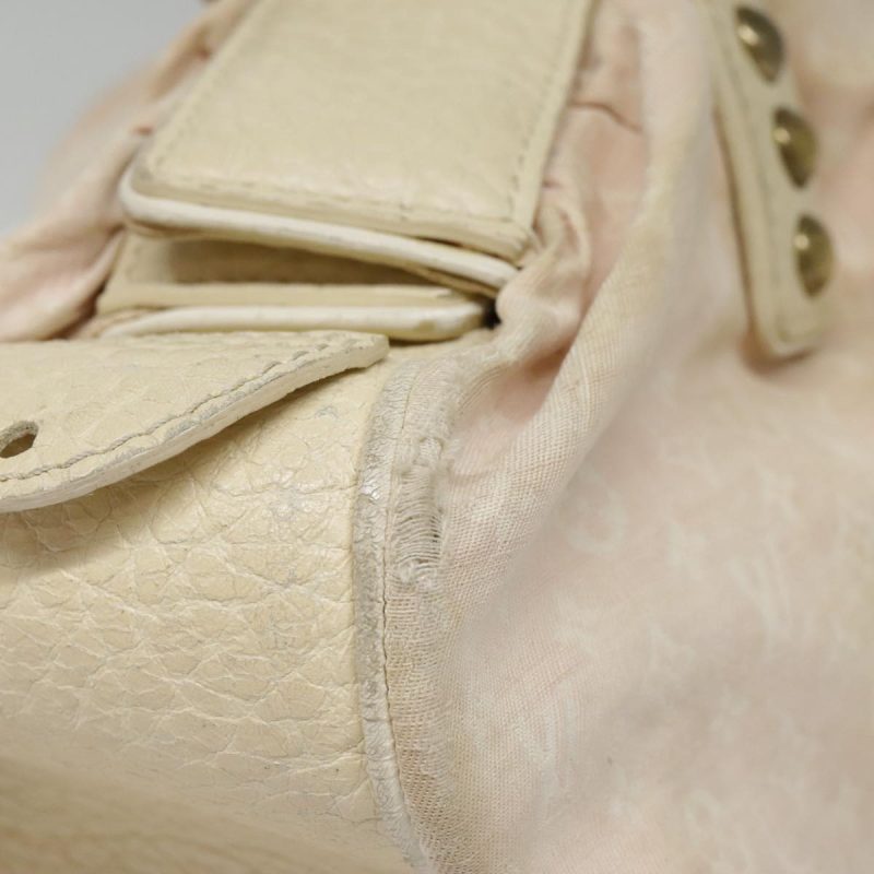 Louis Vuitton Monogram Mini Lin Trapeze PM Hand Bag Pink M40062  90413 - Image 7