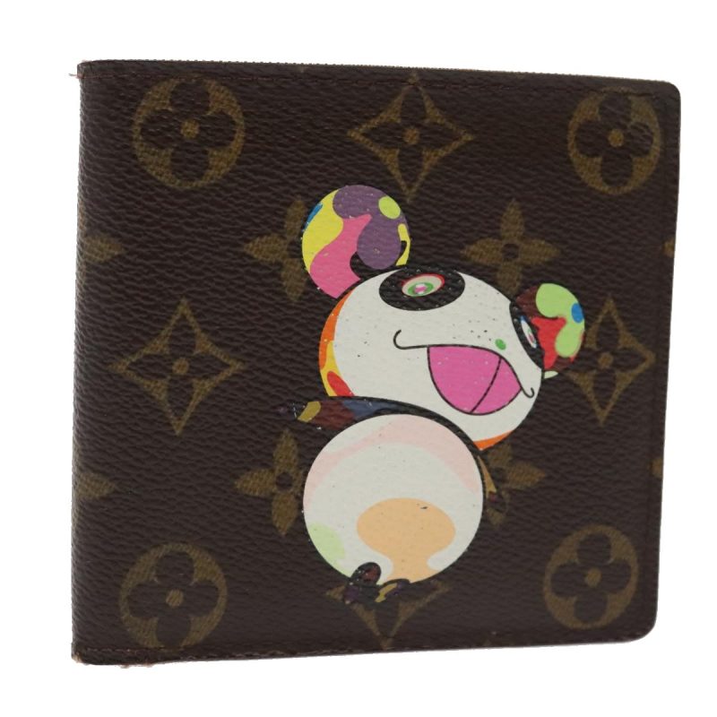Louis Vuitton Monogram Panda Portefeuille Marco Wallet M61666  90423