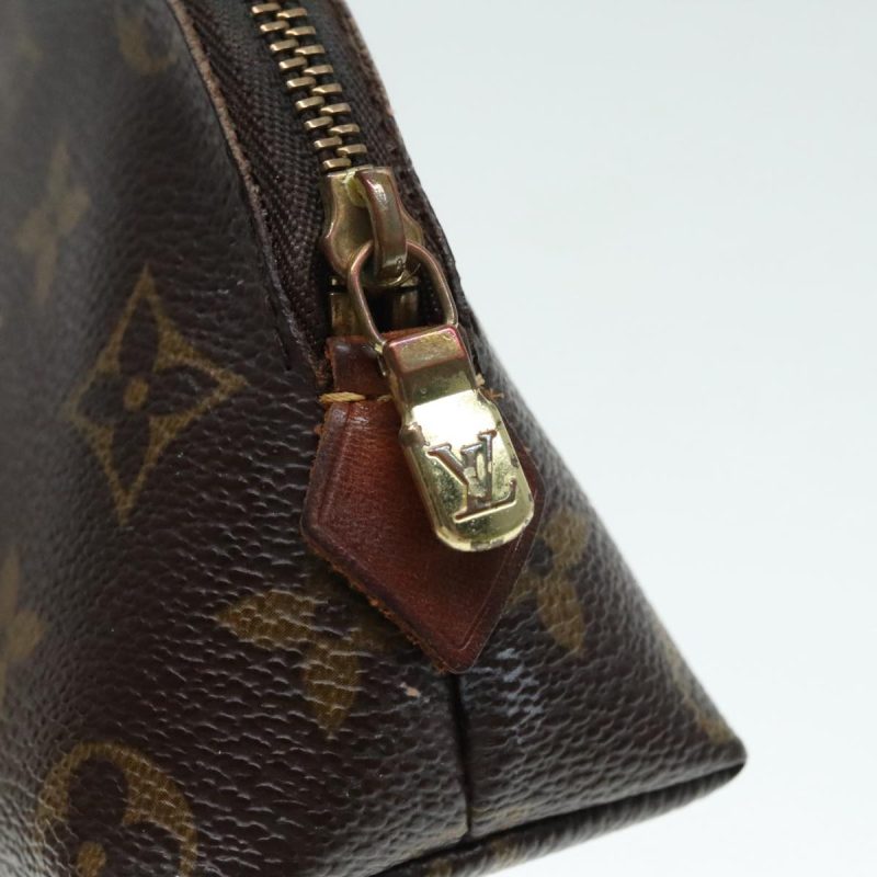 Louis Vuitton Monogram Pochette Cosmetic PM Cosmetic Pouch M47515 Auth 90461 - Image 8