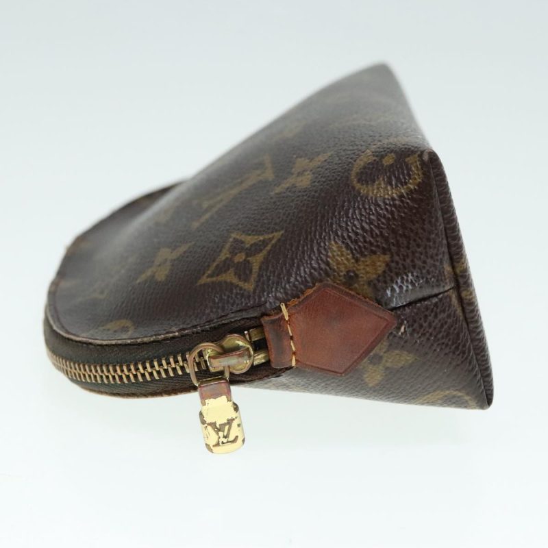 Louis Vuitton Monogram Pochette Cosmetic PM Cosmetic Pouch M47515 Auth 90461 - Image 4