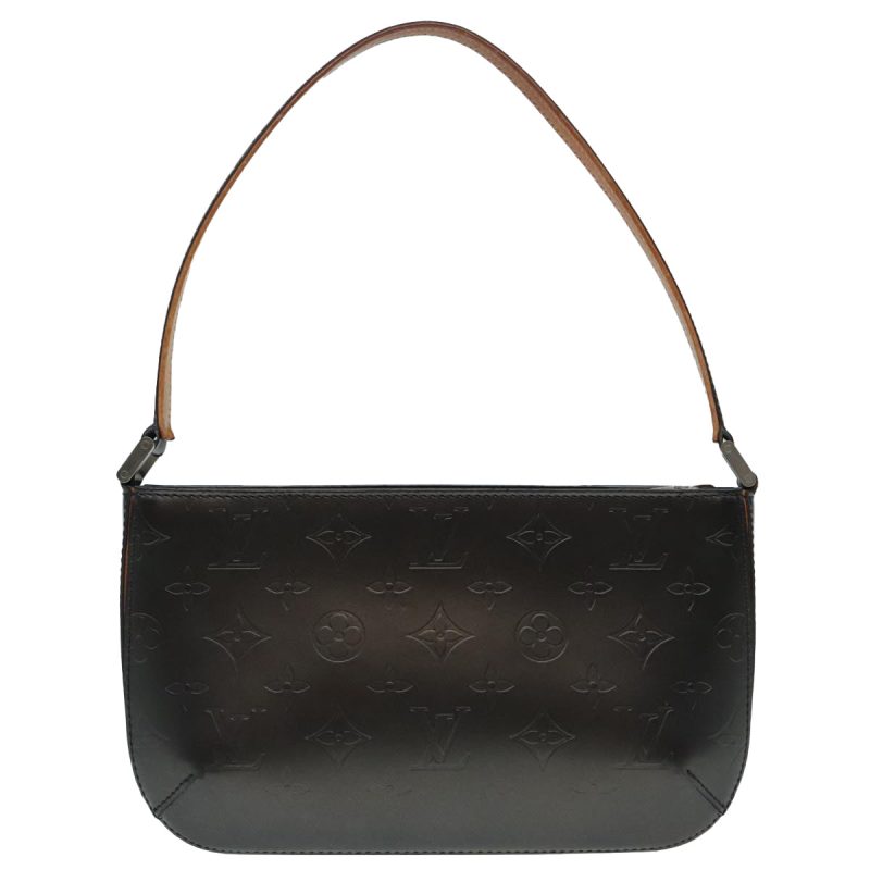 Louis Vuitton Monogram Mat Fowler Hand Bag Black M55142  90572 - Image 2