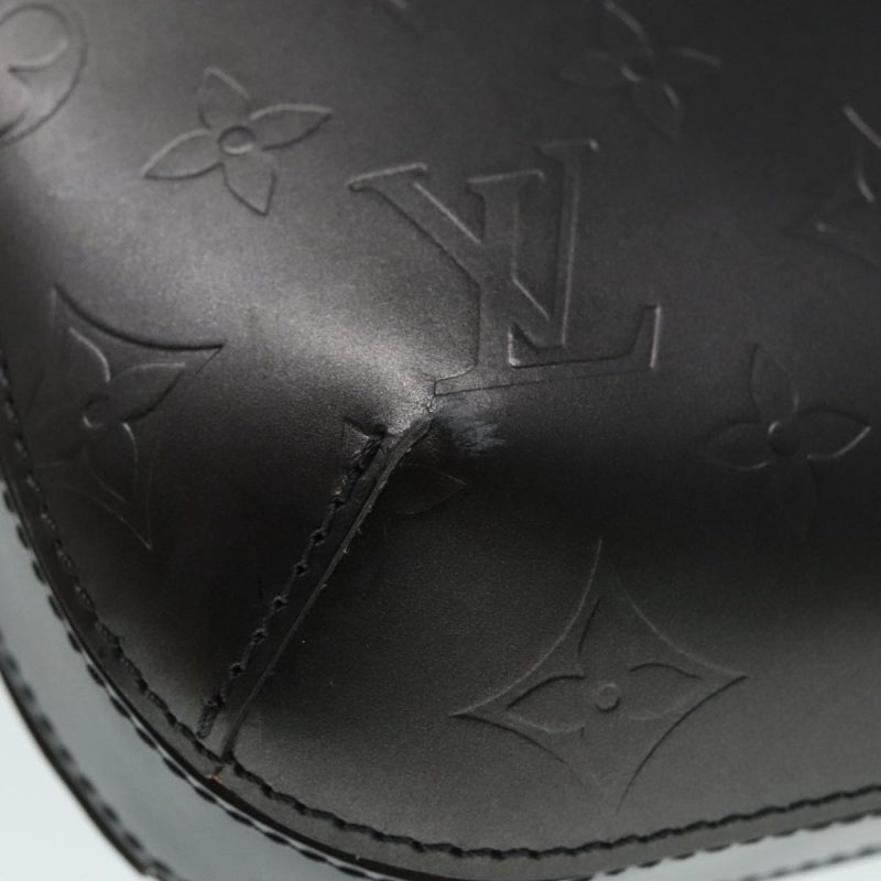 Louis Vuitton Monogram Mat Fowler Hand Bag Black M55142  90572 - Image 3