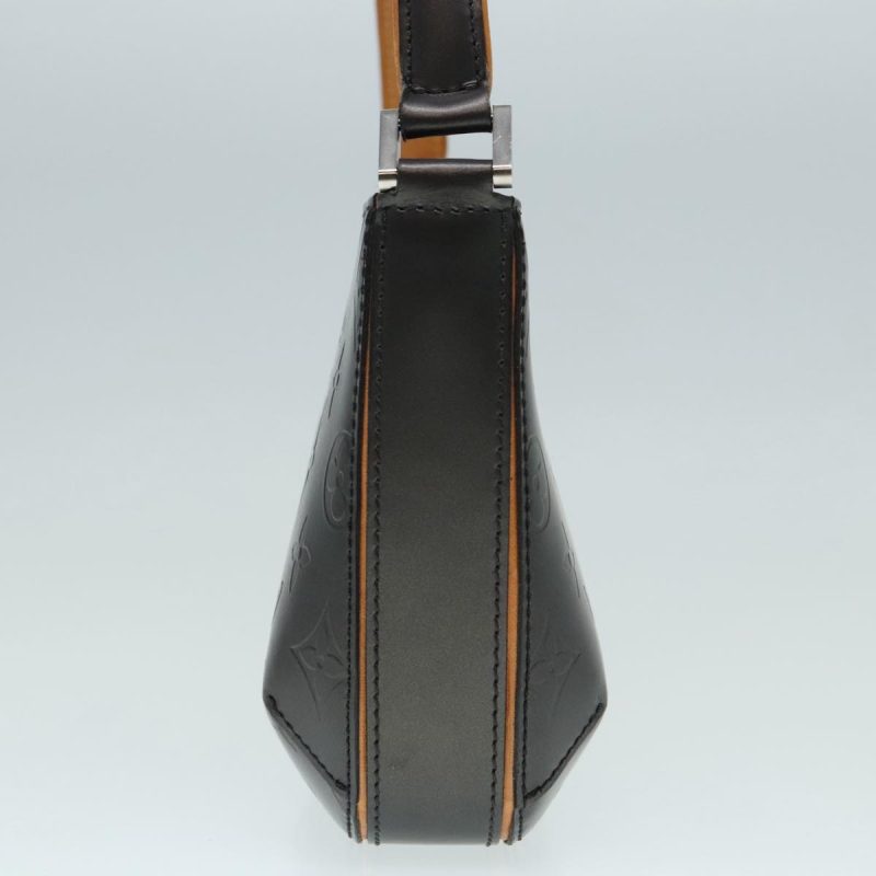 Louis Vuitton Monogram Mat Fowler Hand Bag Black M55142  90572 - Image 4