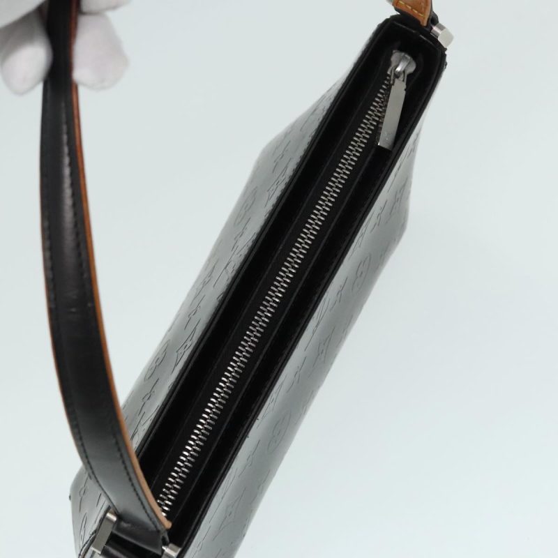 Louis Vuitton Monogram Mat Fowler Hand Bag Black M55142  90572 - Image 7