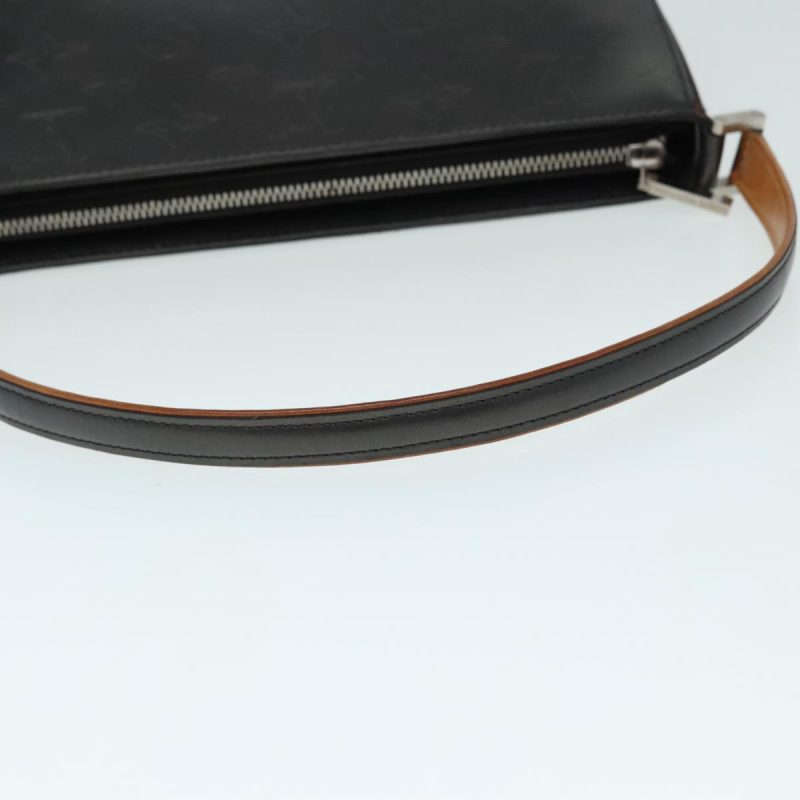 Louis Vuitton Monogram Mat Fowler Hand Bag Black M55142  90572 - Image 8