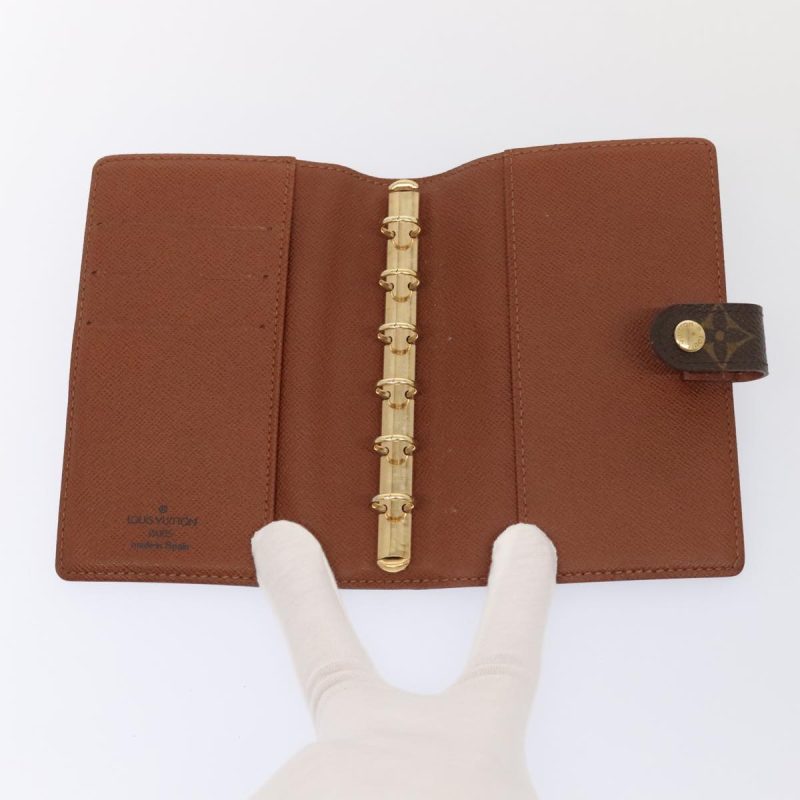 Louis Vuitton Monogram Agenda PM Day Planner Cover R20005  90598 - Image 8