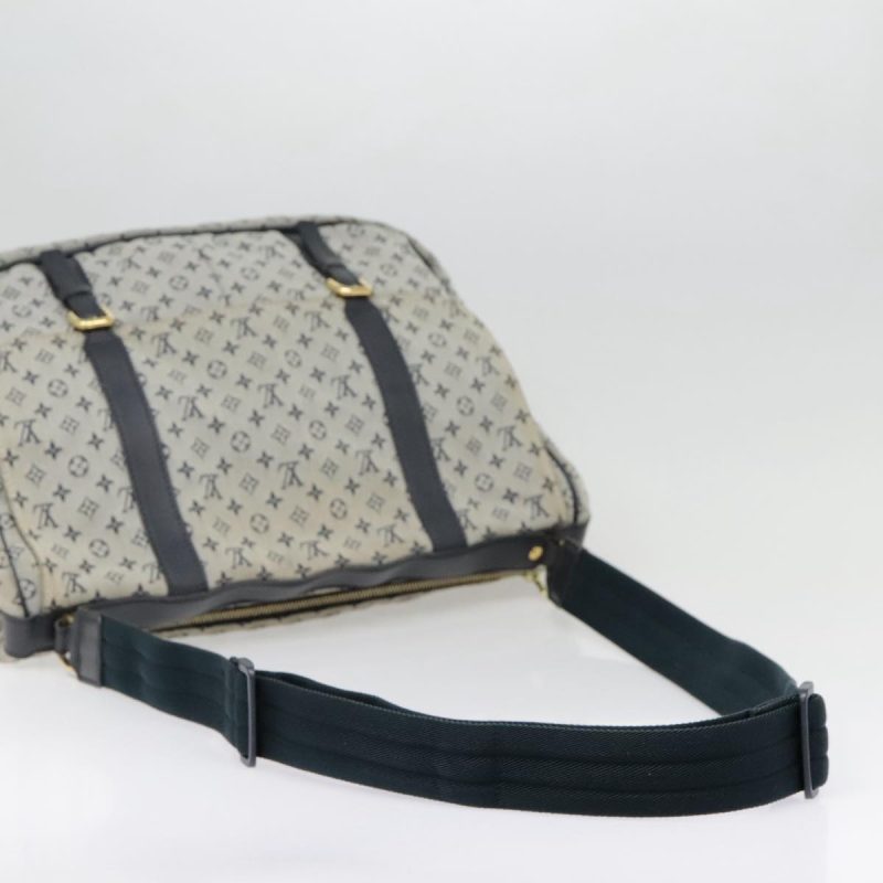 Louis Vuitton Monogram Mini Sac Maman Shoulder Bag Blue M42350  90601 - Image 8