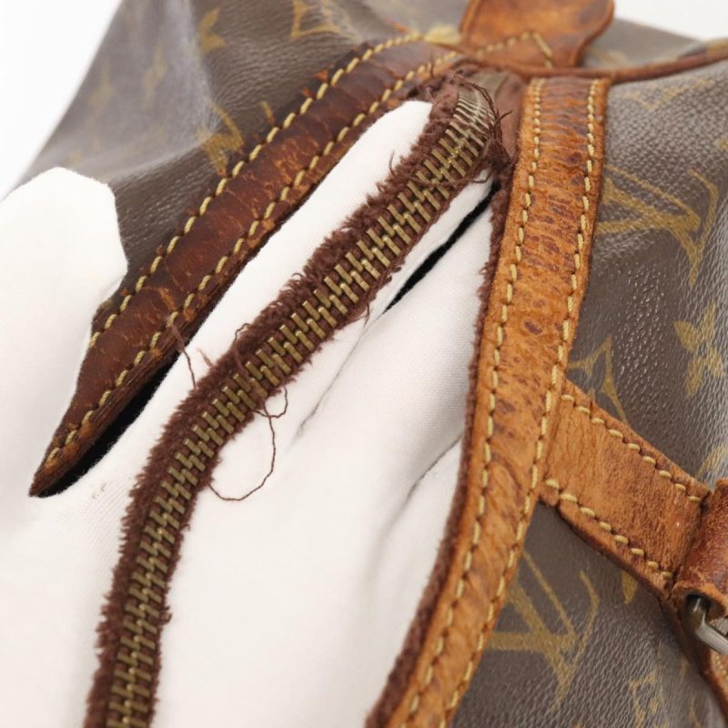 Louis Vuitton Monogram Sac Souple 35 Boston Bag Vintage M41626  90658 - Image 7