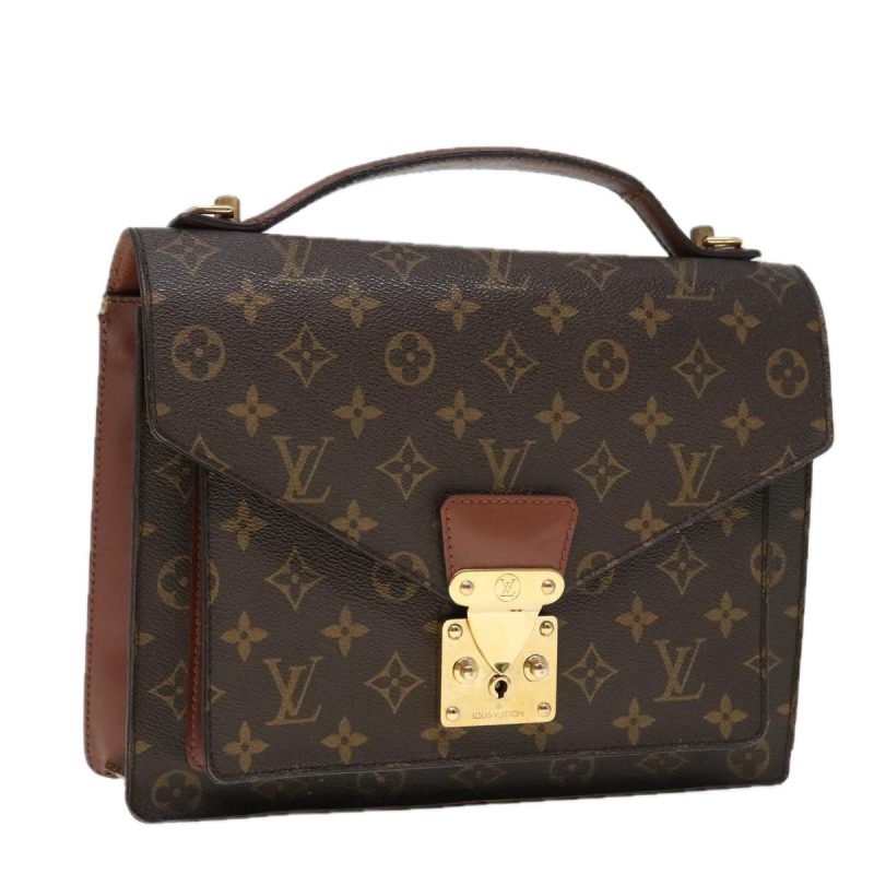 Louis Vuitton Monogram Monceau 28 Hand Bag 2way M51185  90724