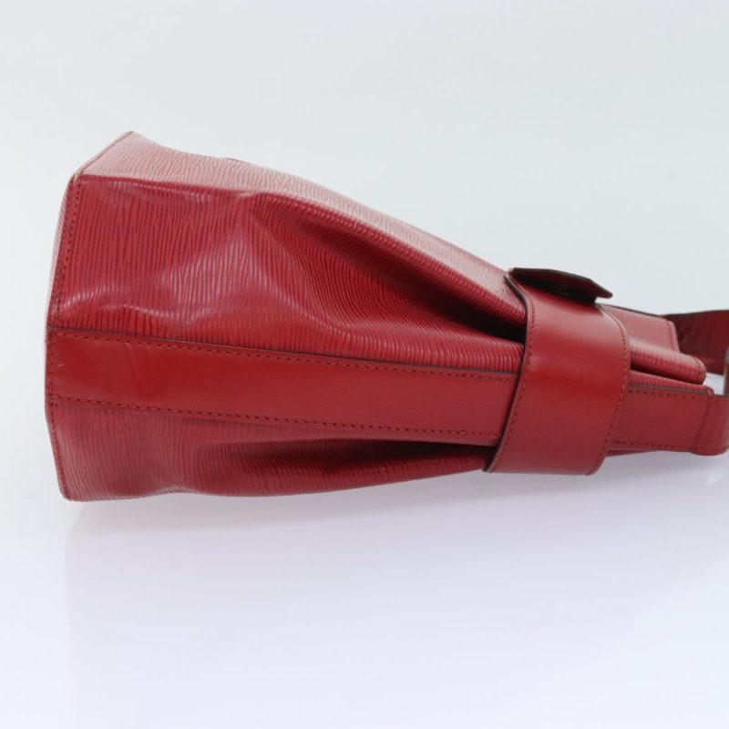 Louis Vuitton Epi Sac Depaule PM Shoulder Bag Red M80207  90742 - Image 4
