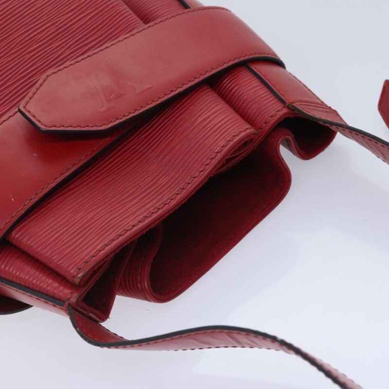 Louis Vuitton Epi Sac Depaule PM Shoulder Bag Red M80207  90742 - Image 6