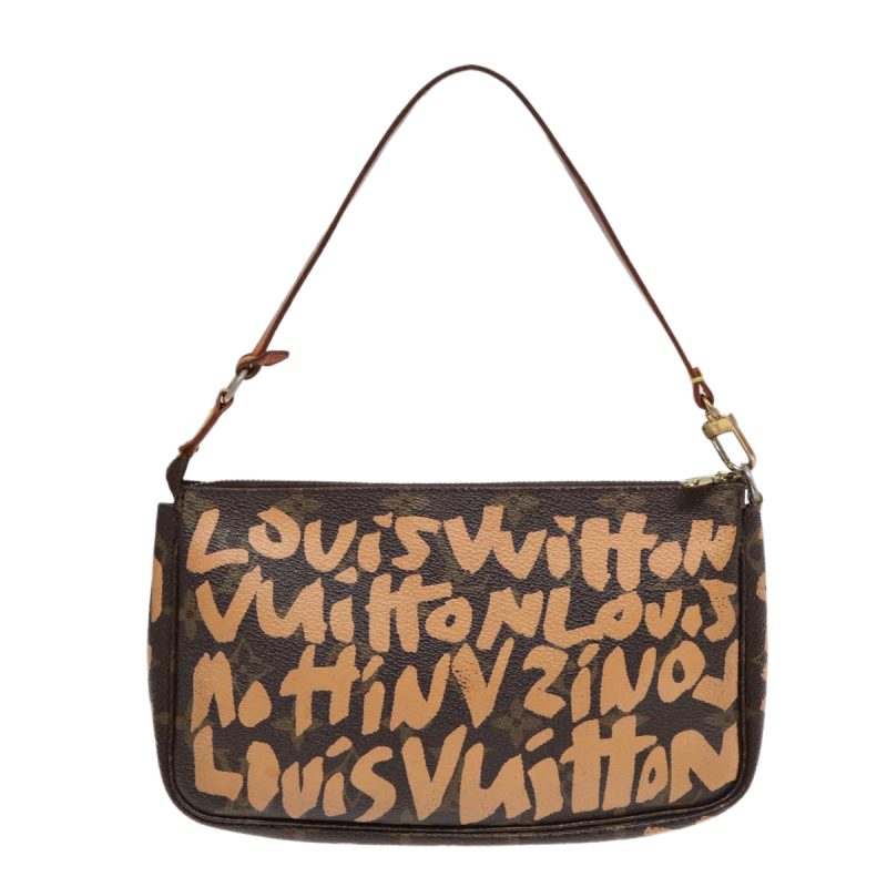Louis Vuitton Monogram Graffiti Pochette Accessoires Orange M92193  90929 - Image 2